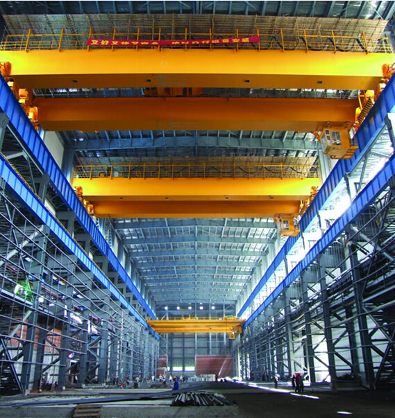 double girder Crane in Construction Industry