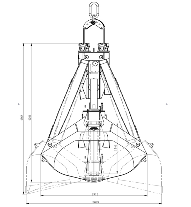Electric Driven Double Clamshell Grab