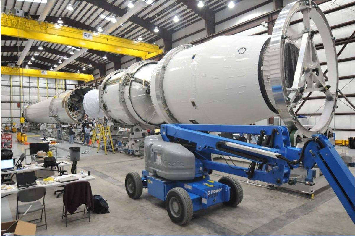 Crane in Space Industry