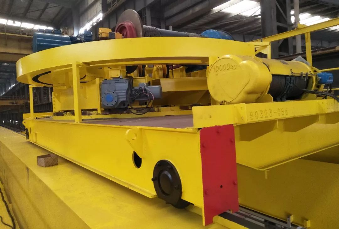 fork type metallurgical bridge double beam crane